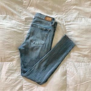 Express Light Wash Skinny Jeans